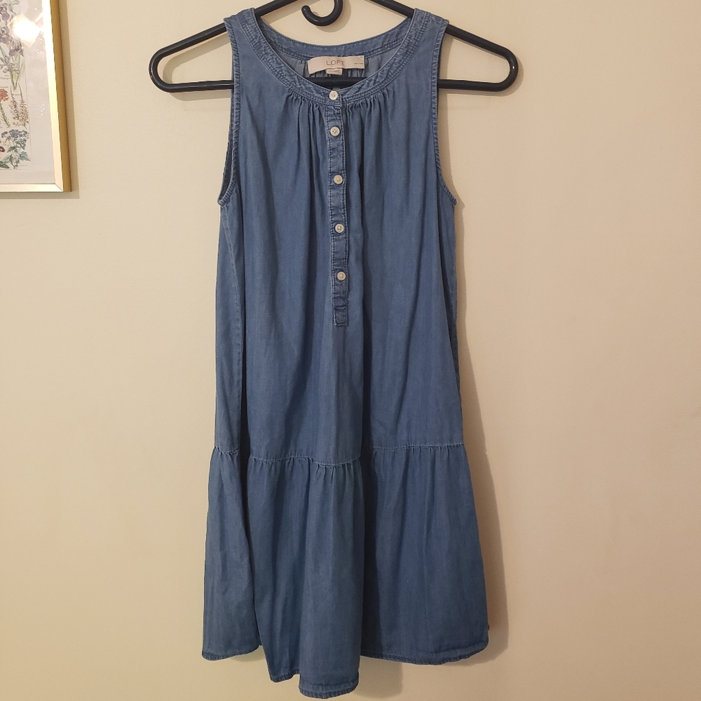 Denim Blue Ann Taylor LOFT Dress